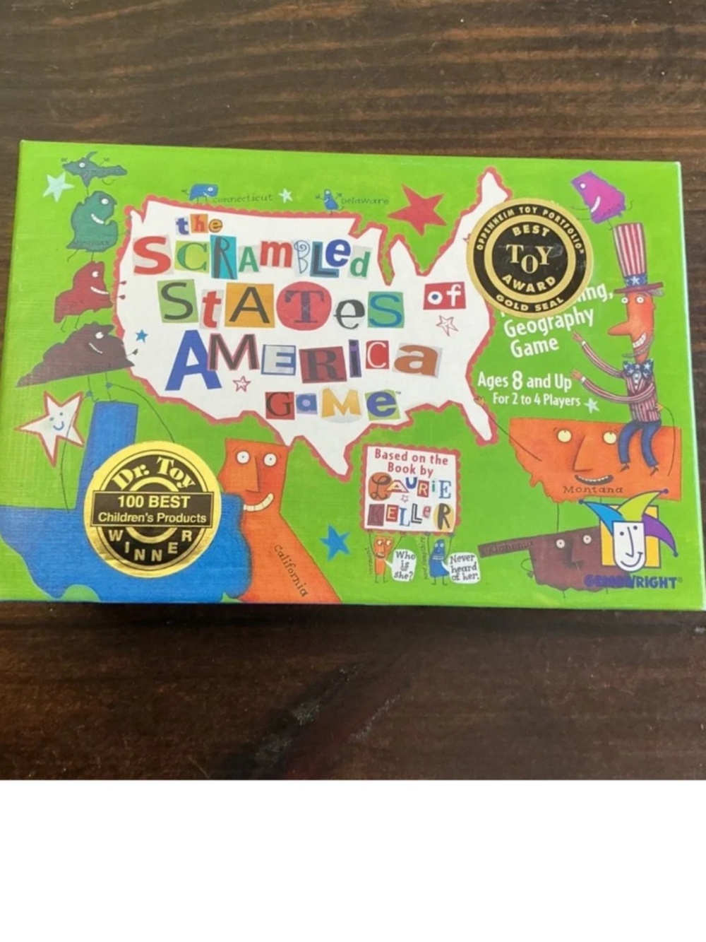 Gamewright The Scrambled States of America Game